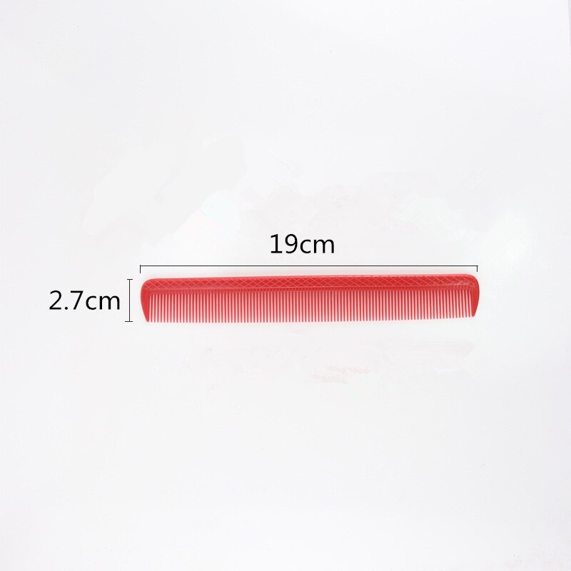 Salon Hairdresser Cutting Hair Comb Barber Special Anti-Static Comb Barber Hairdressing Hair Care Styling Tool: SZ007-Red-02