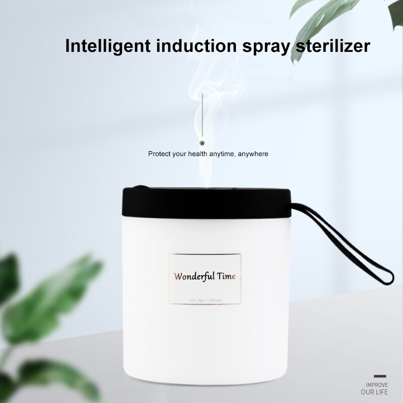 Car Portable Infrared Induction Sterilizer Alcohol Spray Disinfection Dispenser Induction humidifier Car Interior Accessories