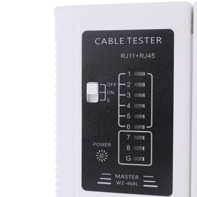 Lan Tester WZ 468 RJ45 and RJ11 Network Cable Tester Ethernet LAN Network Test Tool Wire Lead Testing Network Measurment