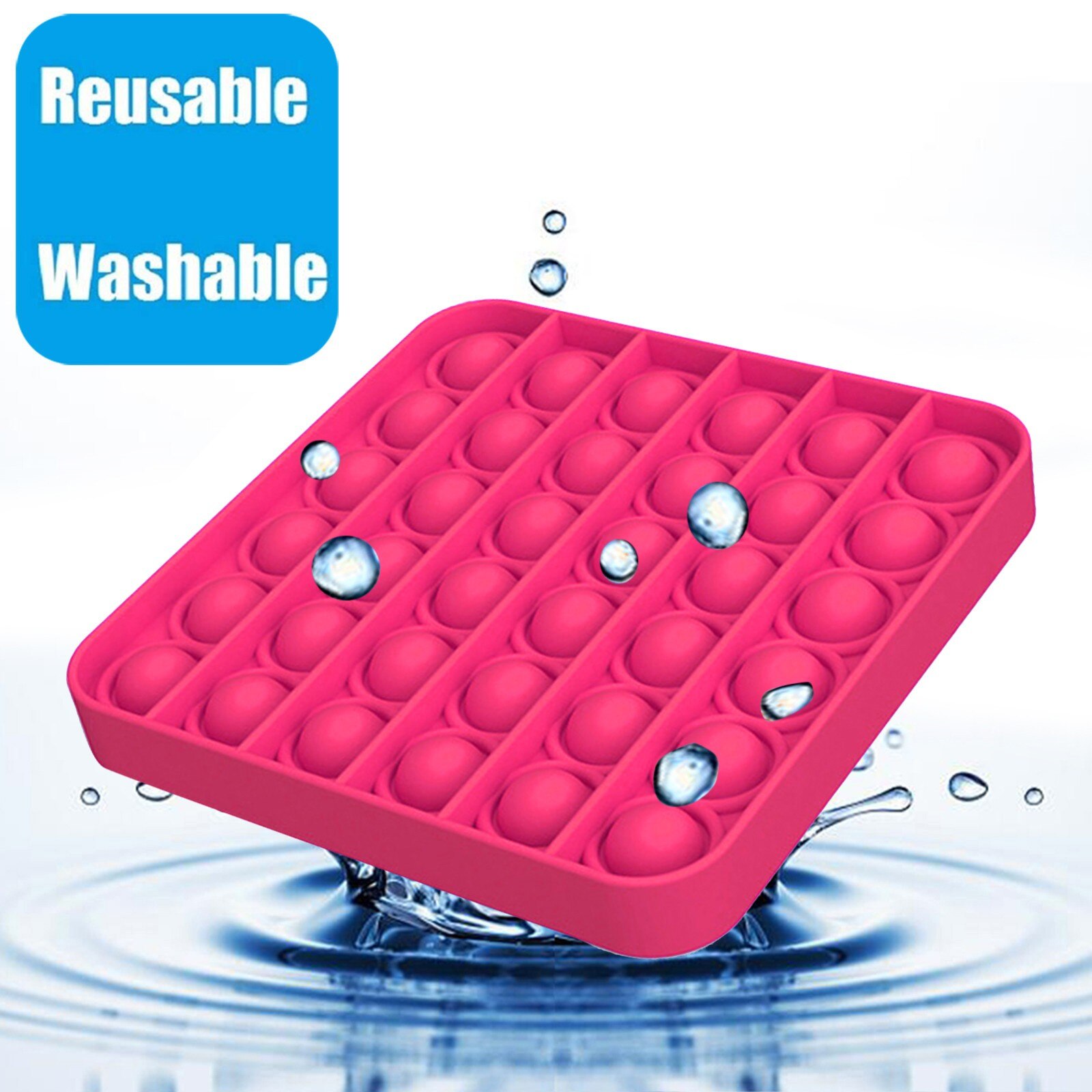 drücken blasiert Sensorischen PopIt Spielzeug Kasten Squishy Stressabbau Spielzeug Erwachsene Art Lustige Popit Reliver Poppit игрушки для детей brinqued