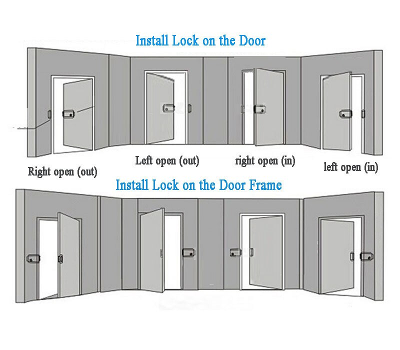 HFSECURITY Stainless Steel Access Control Electric Control Door Lock For Anti-theft And Home Security (HF-1073-LC)