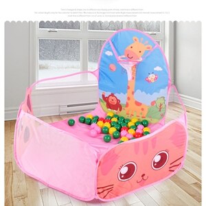 Drei Farbe faltbare Lustige Kinder Kinder Spielen Zelt Pit Pool-Spiel Kinder Spielen haus Set Spielzeug Baby kinder lodge: Pink