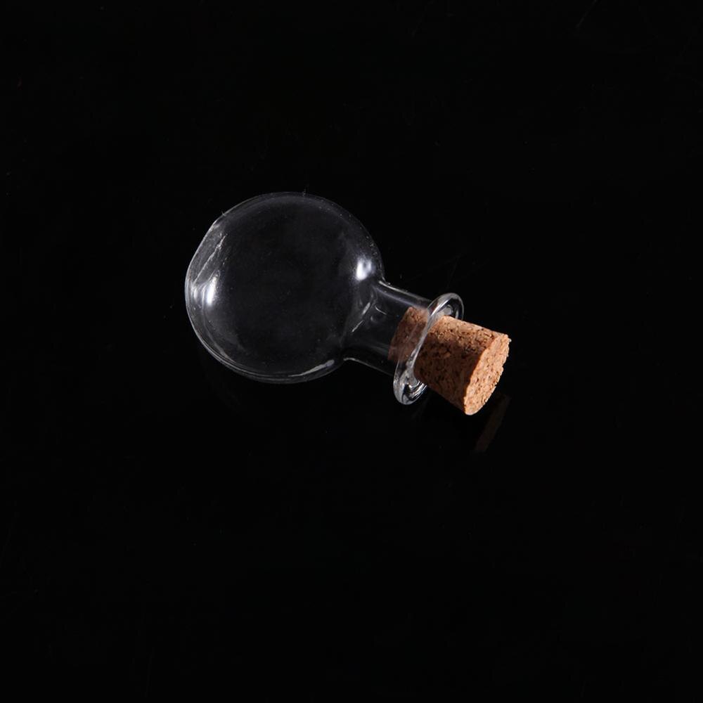 Mini botellas vacías de cristal con mensaje, viales, colgante m15, 12 estilos, 5 uds.: 2
