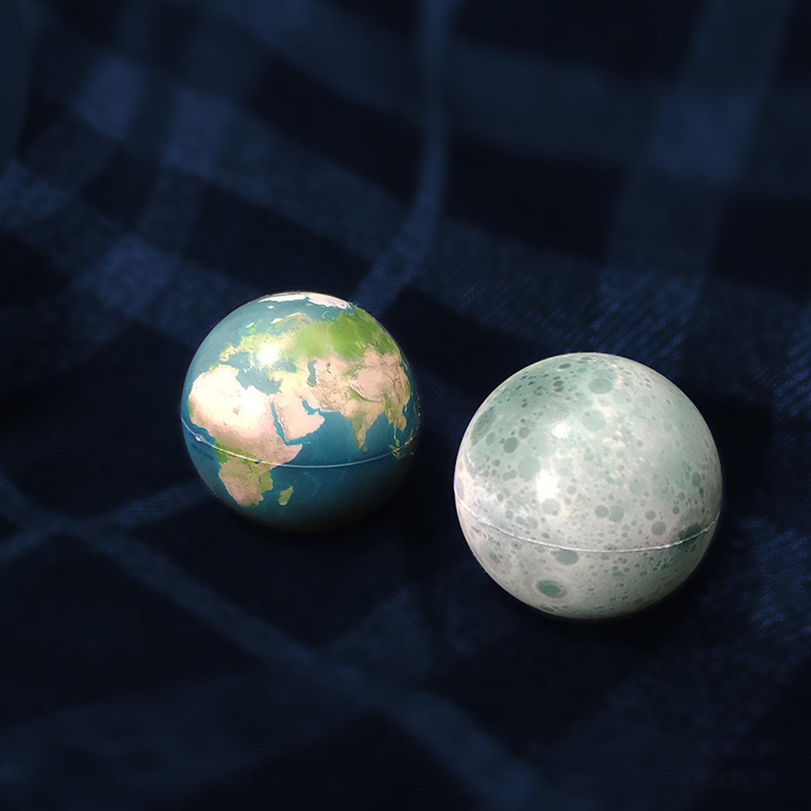 9PCS/SET Full Moon Earth Solar System Planets 6.3cm Sponge Ball Universe Kids Early Educational Toys