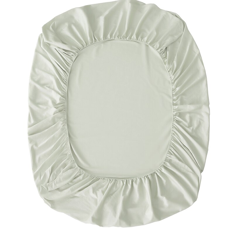 Ensfarget 600tc egyptisk bomull madrasstrekk med elastisk gummibånd rundt sengetøy sengetøy #s: -byf-cl -03 / 150 x 200 x 25cm