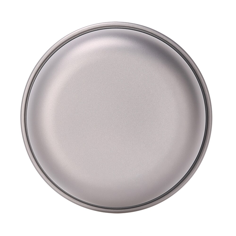 Lixada Titanium Bowls 360ml/480ml/620ml/710ml/1000ml Fruit Vegetable Dinner Bowl Plate Food Container Camping Equipment