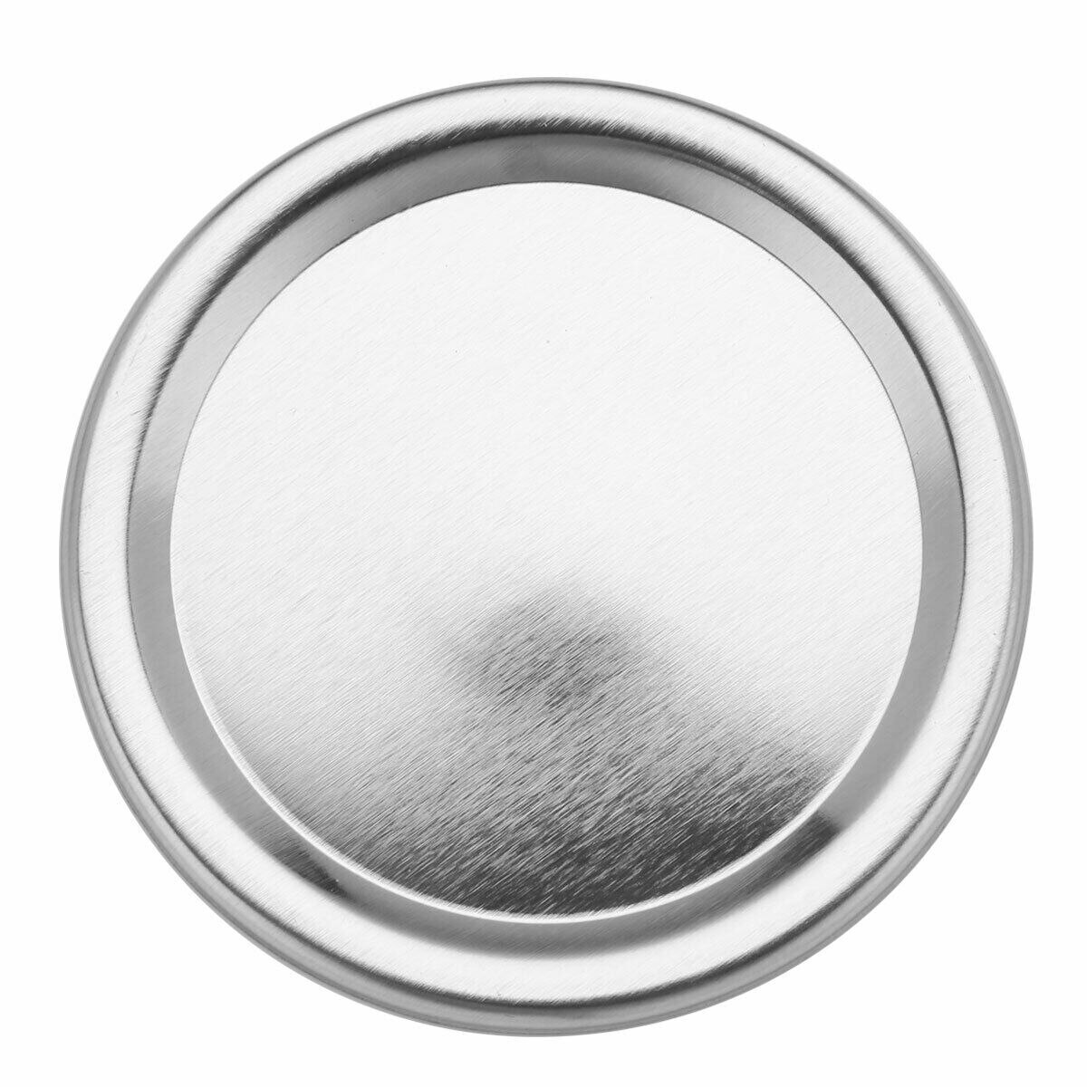 10Pcs Brede Mond Mason Pot Deksels Met Schijven Inblikken Deksel Glas Rvs Tops 70Mm Diameter Roestbestendig schroef Bands Ringen: B / 86mm