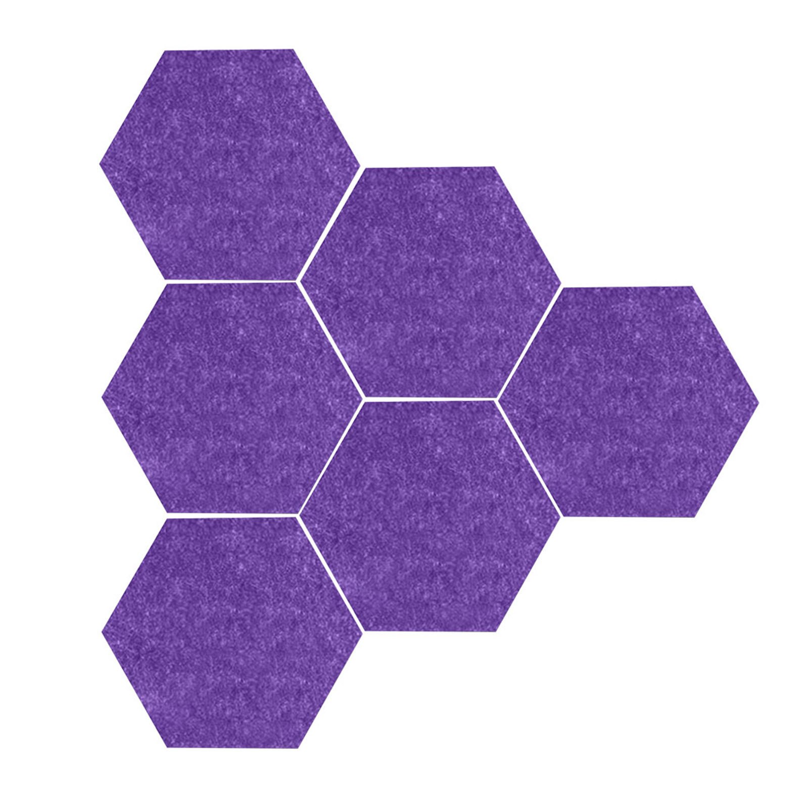 Tablero de corcho hexagonal para decoración del hogar, autoadhesivo multifunción, moderno, para guardería, fotos, sala de estar, 6 piezas