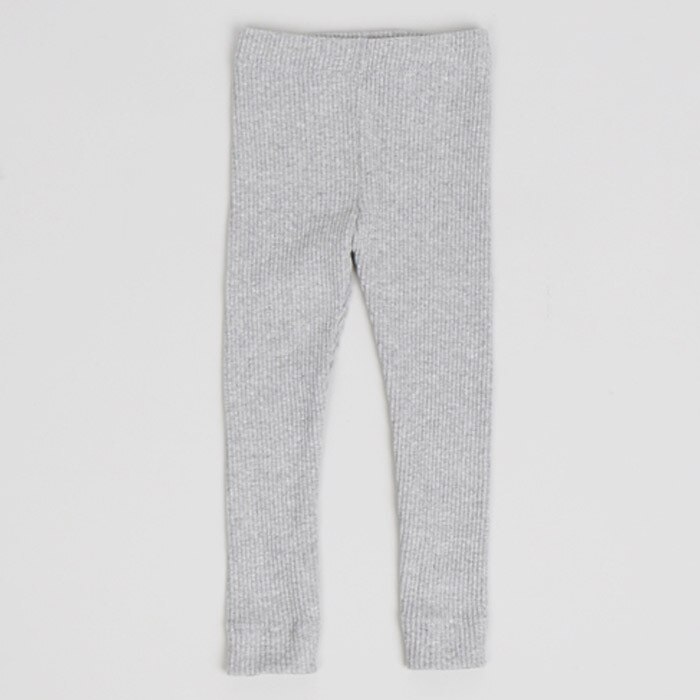 Koreaanse Stijl Peuter Meisjes Leggings Baby Kids Geribbelde Broek Katoenen Baby Kinderen Broek Elastische Taille Zachte Broek: gray