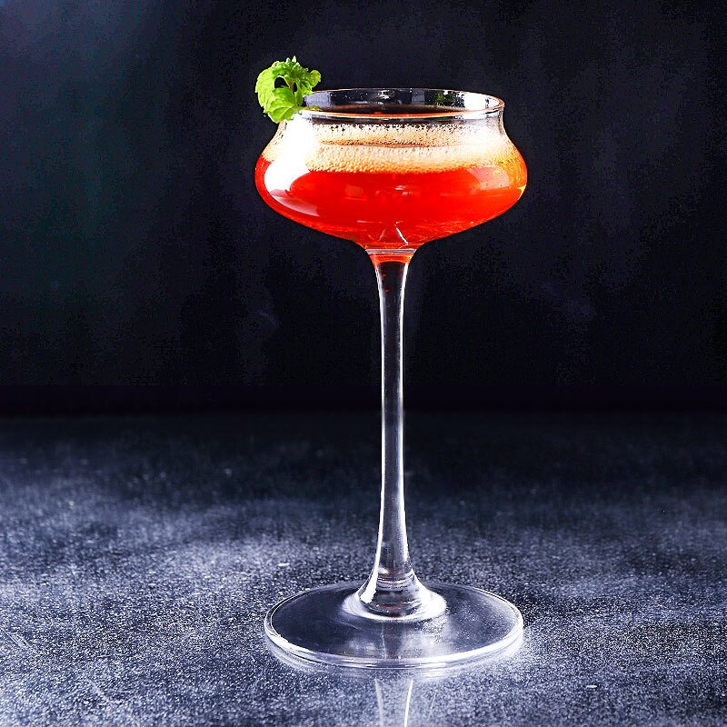2 Martini-Gläser Art-Deco Stil – Blaugrün Mit Goldenem Stiel, 237 Ml | Für Cocktails & Drinks