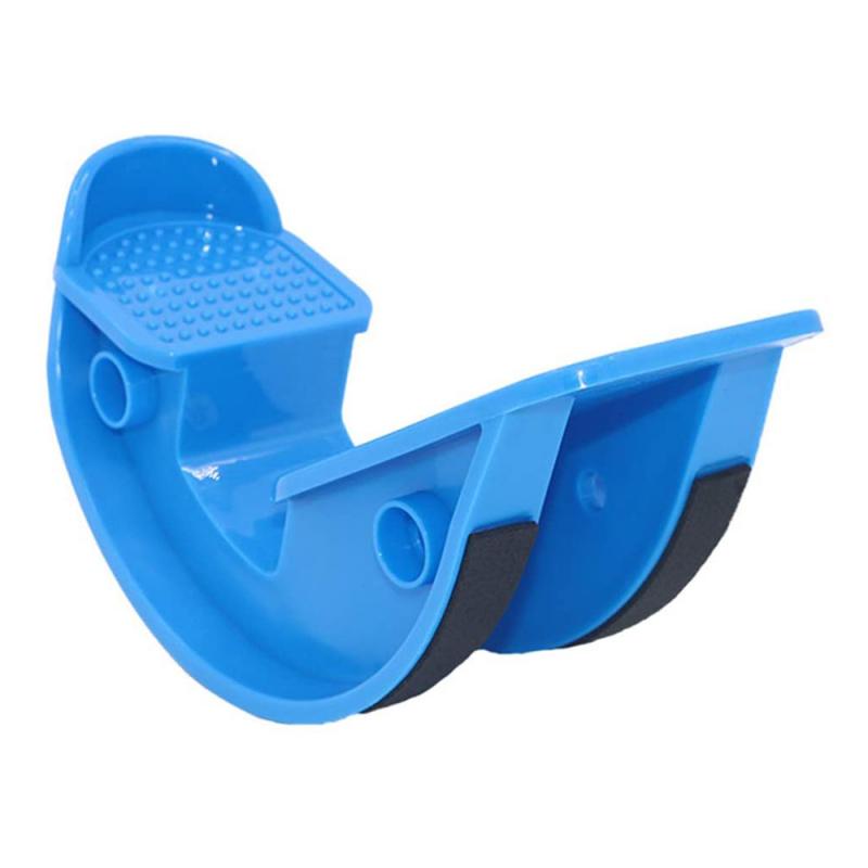 Anti-dérapant réglable pied mollet civière inclinaison conseil corps étirement outil pour sport Yoga Massage Fitness pédale civière: Bleu ciel