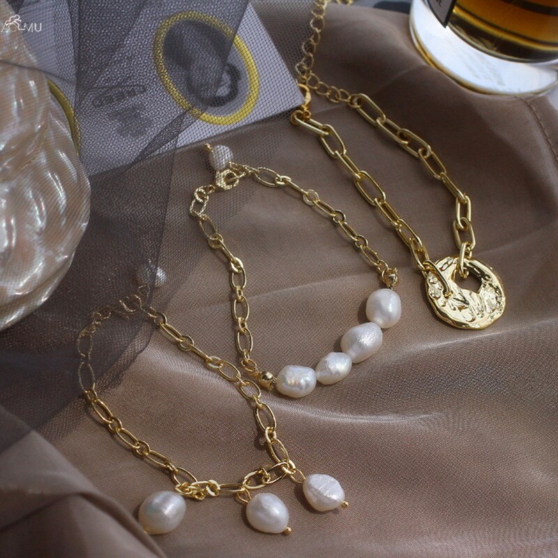 Aomu korea geometrische ronde munt portret hanger armband enkelband voor vrouwen metalen holle ronde ketting armband sieraden