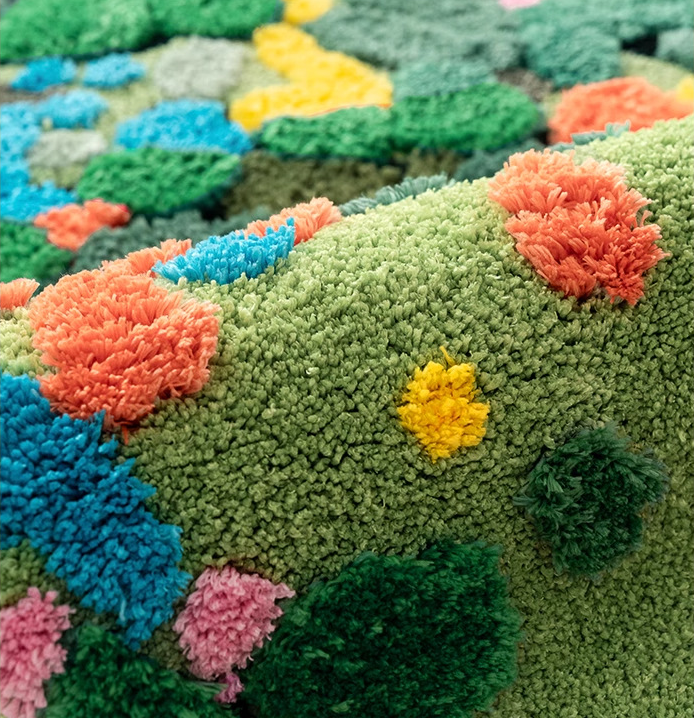 3D mech tuftowanie Mata łazienkowa Dywan robić salonu Długi dywanik nocny Miękka podkładka podłogowa robić sypialni Wystrój domu