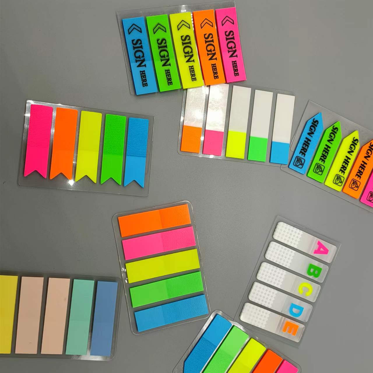 100 feuilles postées Transparent pense-bête cahier bloc-Notes clair Notes autocollantes Index onglets signet papeterie fournitures de bureau