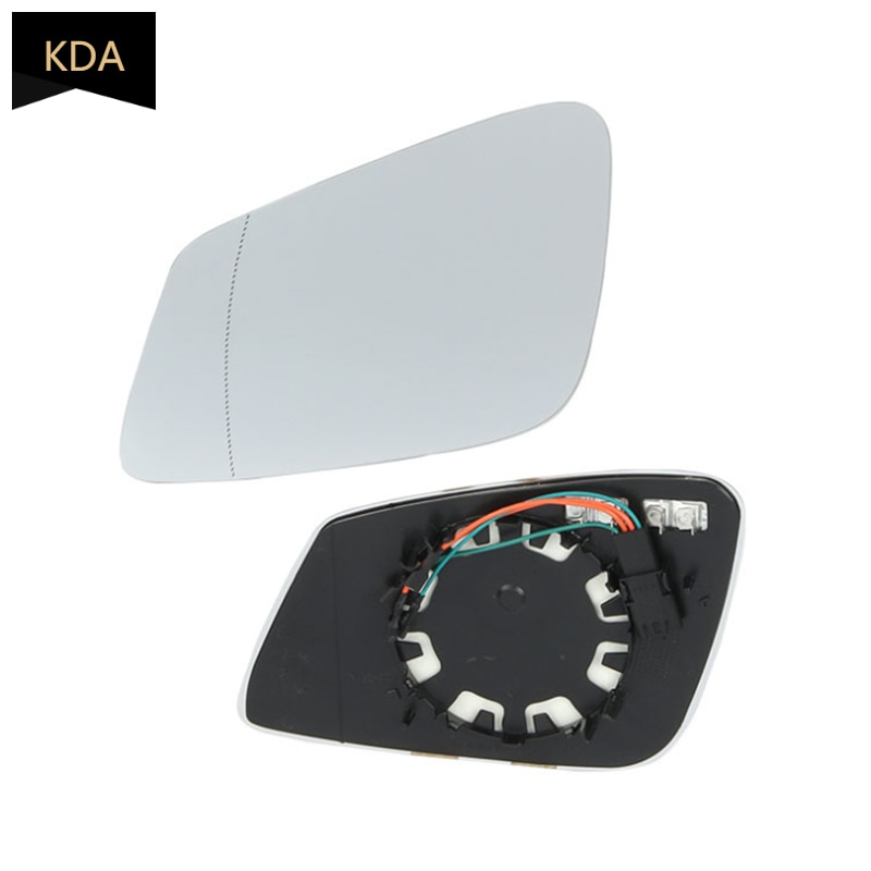 Left Right Heated Mirror Glass With Wire 4 Pins For BMW 5 6 7 E60 F10 F18 GT F07 F06 F01 F02 51167186587 51167186588