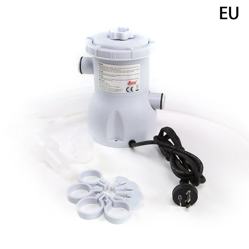 EU/UK Plug 220V Electric Swimming Pool Filter Pump,Swimming Pool Pump And Filter Kit,Pool Pump,Paddling Pool Pump Water: EU