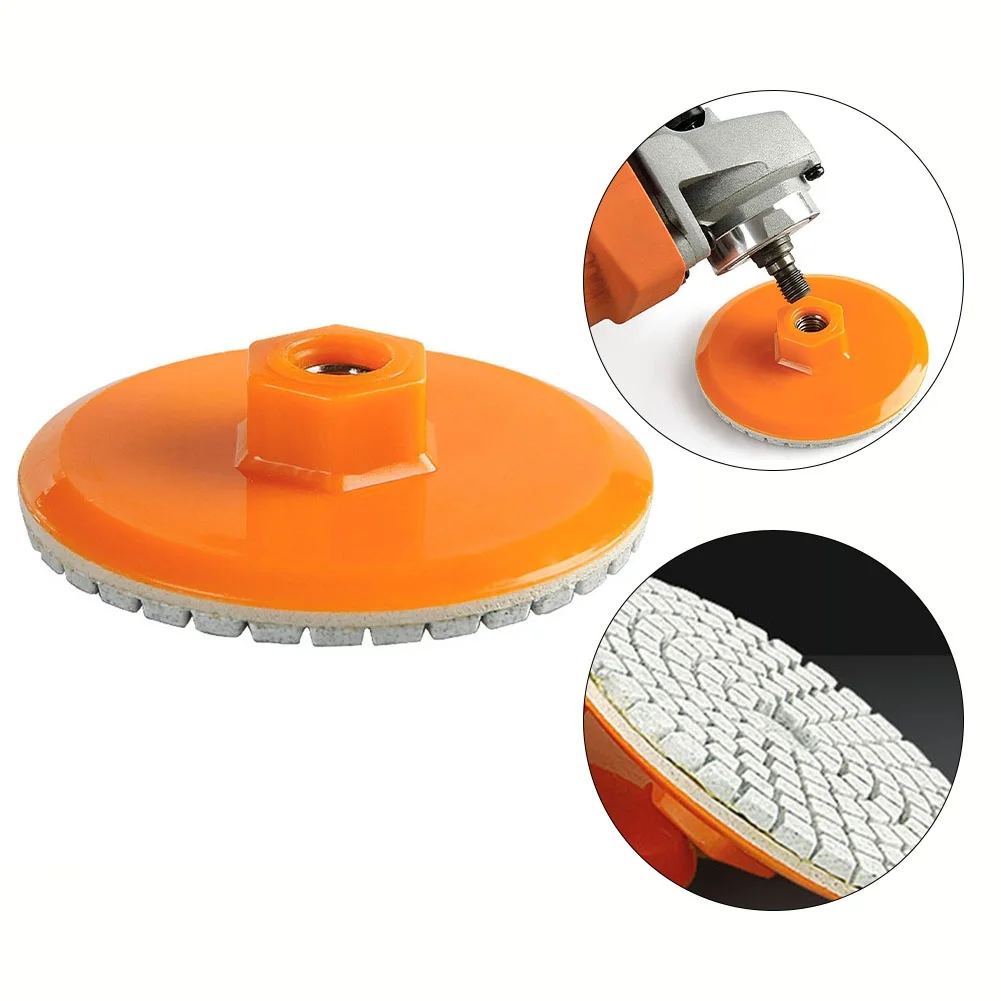 1 stücke 80mm 3 Zoll Polieren Pad Nass Trocken Buff Disc Schleifmittel Für Schleifen Marmor Granit Beton Schleifen Arbeitsplatte stein