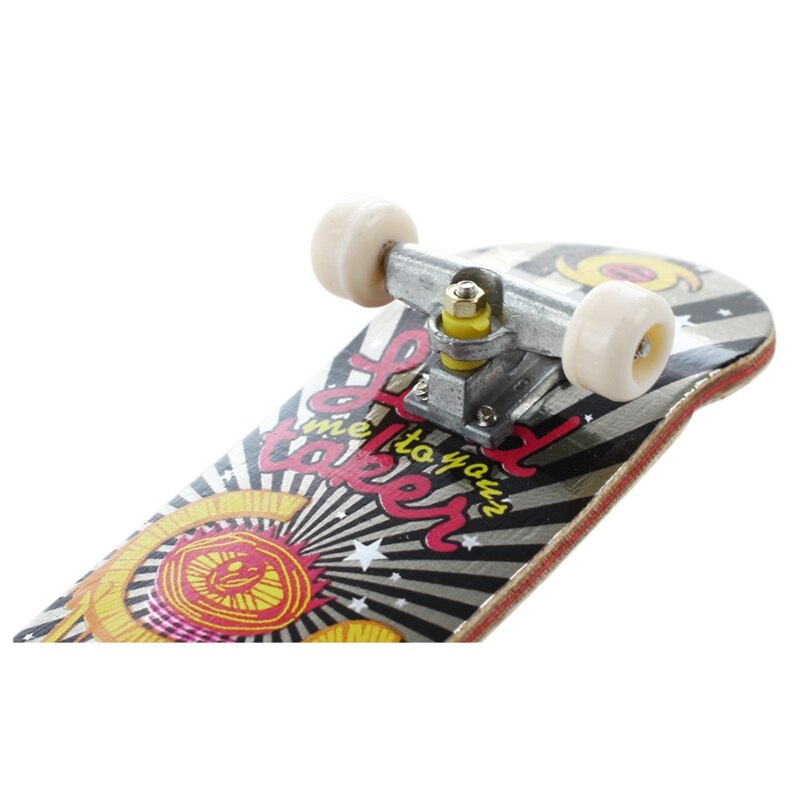Ht00640 fingerboard finger skateboard + skruetrækker tilfældigt mønster
