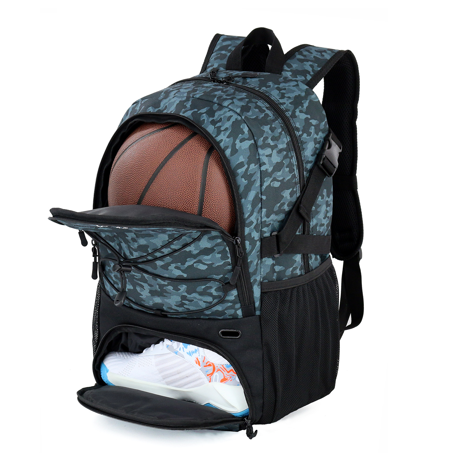 Sporttasche mit separatem Ball halter Basketball rucksack großes Schuh fach für Basketball Fußball Volleyball Schwimm gymnastik Reisen