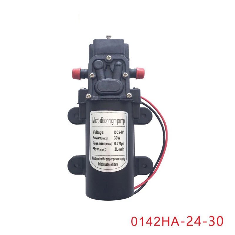 30w dc 12v 24v landbrukshus mikro elektrisk membranpumpe mini selvsugende sugevannpumpe sprøyte bilvask 12 24 v