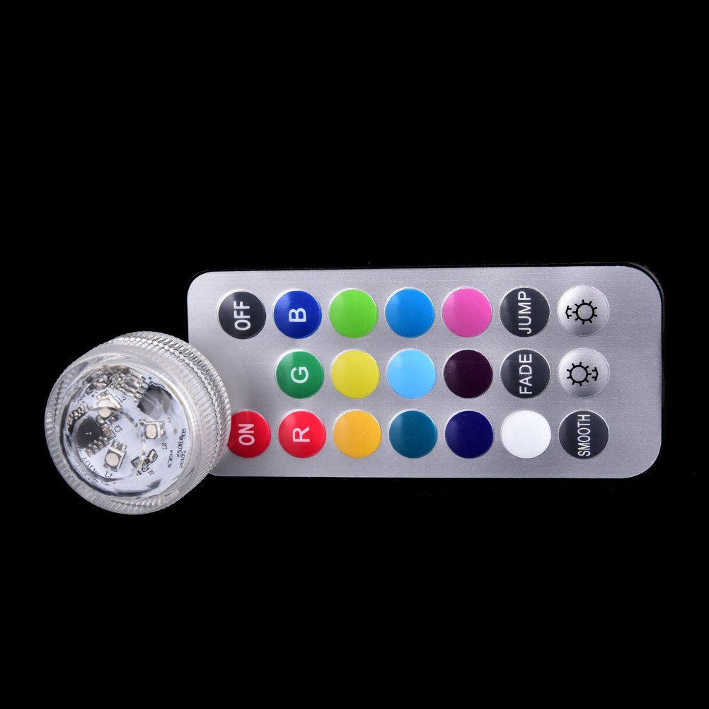 tauchlicht 3 led batterie wasserdicht pool teich beleuchtung fernbedienung ÁT WQ 