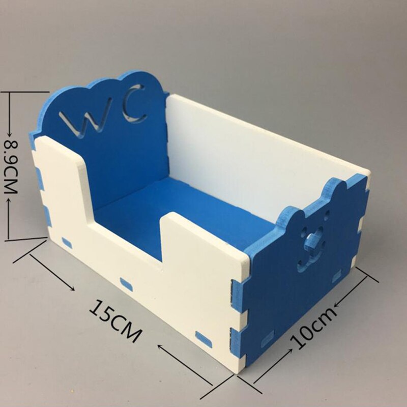 Anti-flip rengöring toalett små husdjur toalett hamster hus tillbehör hamster toalett hamster urinal potty hamster leveranser