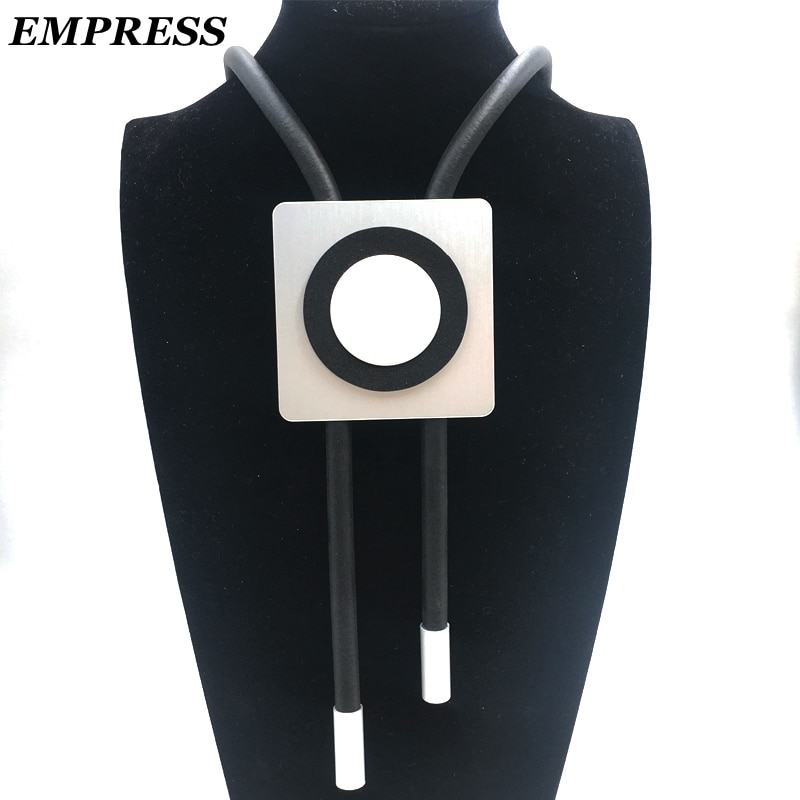 EMPRESS DIY Jewelry Handmade, Cube-Shaped Aluminum Pieces For a Collection Of Gothic Womenswear Claim To Be a Lucky Necklace.