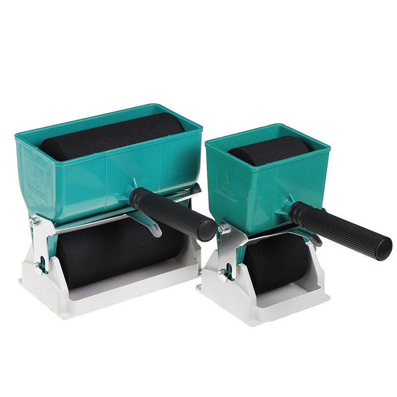 Justerbar strömbrytare lim applikator färg hink bärbar handhållen roller manuell limmare för träbearbetning målarverktyg 180/320ml