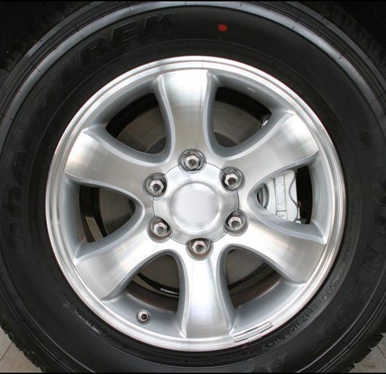 4 pièces en aluminium enjoliveur de roue centre de roue capuchons de jante pour 2002 Toyota Land Cruiser Prado 120 2700/4000 4.0L TY-088