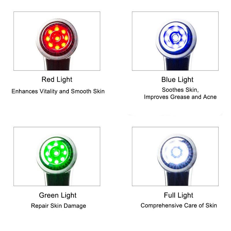 4 In 1 Radio Frequency Beauty Machine Tighten Skin Shrink Pores Remove Wrinkles Facial And Body Radiofrequency Skin Care Tools