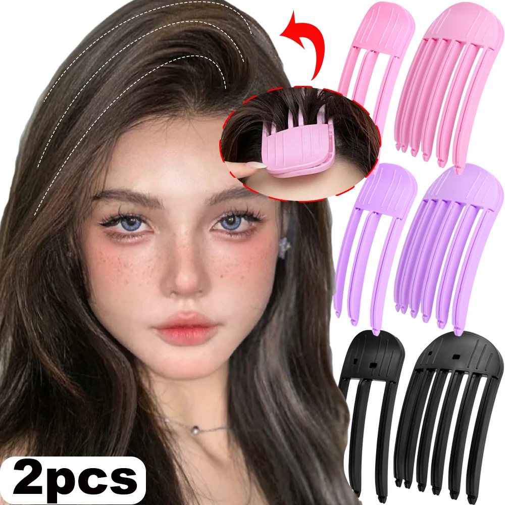 1/2 Uds peine para esculpir el viento raíces del cabello sin calor rizador de volumen pelo esponjoso Natural Clip estilo DIY herramientas de salón de estilismo del cabello