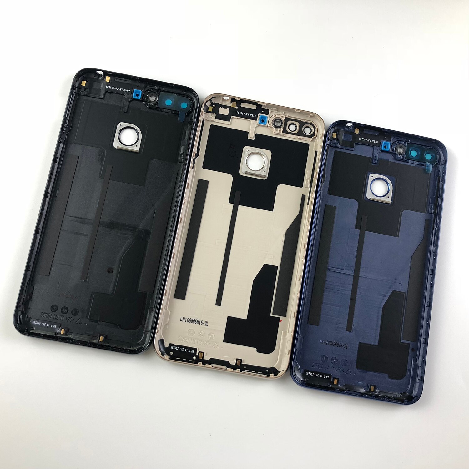 Funda trasera para Huawei Honor 7A pro Aum-l29 / Honor 7C Aum-L41 / Honor 7A, con botones de volumen de energía y logotipo