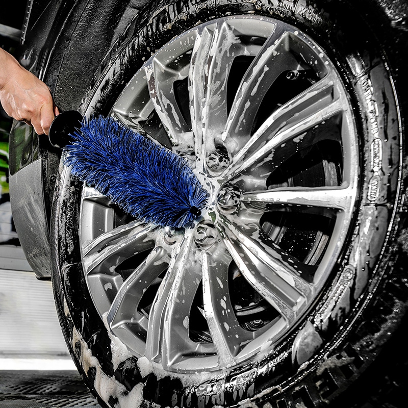 Car Tire Cleaning Brushes Tire Rim Washing Brush Wheel Clean Tools for Truck Motor Engine Grille Auto Washing Detailing Brush