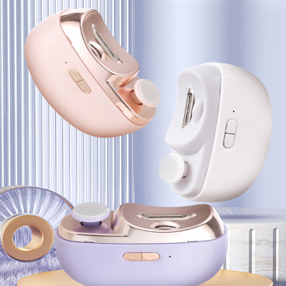 Automatische Anicure Trimmer Elektrische Nagelknipper Met Licht Volwassen Baby Vingernagel Teen Schaar Pedicure Polijsten Nagels Cutter