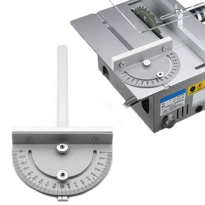 Mini Table Saw Circular Saw Table DIY Woodworking Machines T Style Groove Angle Ruler