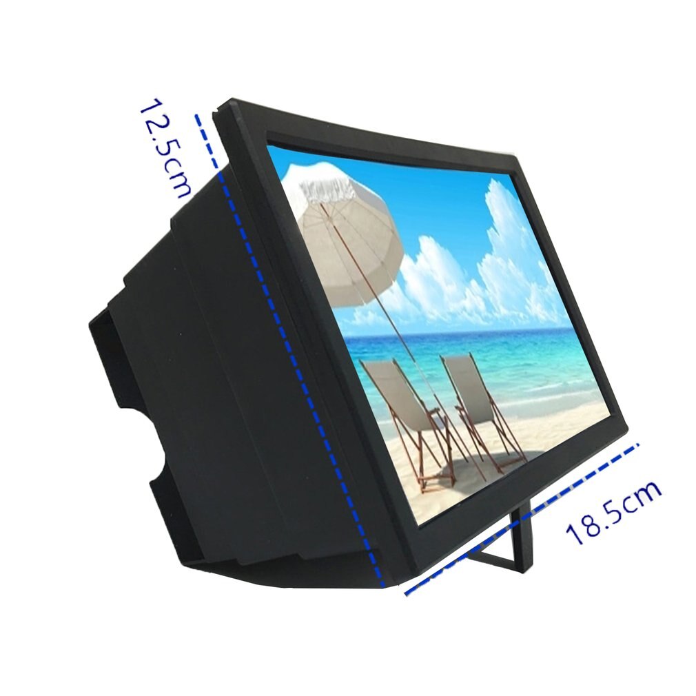 1Pc Mobiele Telefoon Screen Vergrootglas 3D Hd Movie Video Versterker Met Opvouwbare Houder Stand Video Versterker