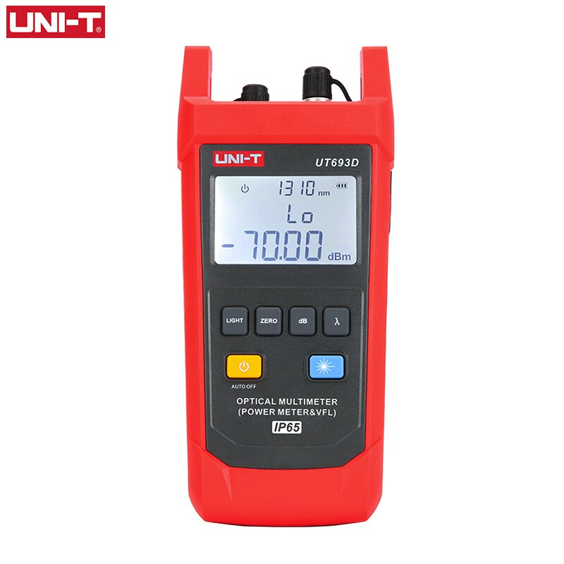 UNI-T Fiber Optic Tool Optical Power Meter Visual Fault Locator UT692 UT693 -70-10dBm -50-26dBm 10mW FC/SC/ST Connector