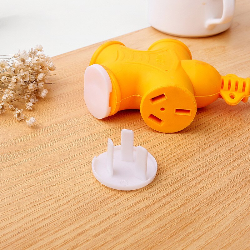 10pcs Socket Outlet Mains Plug Cover Baby Child Safety Protector Anti Electric Shock Child Plug Guard Safe Lock home Accessorie