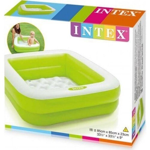 Mini Square Inflatable Floor Inflatable Pool 85x85x23 Cm