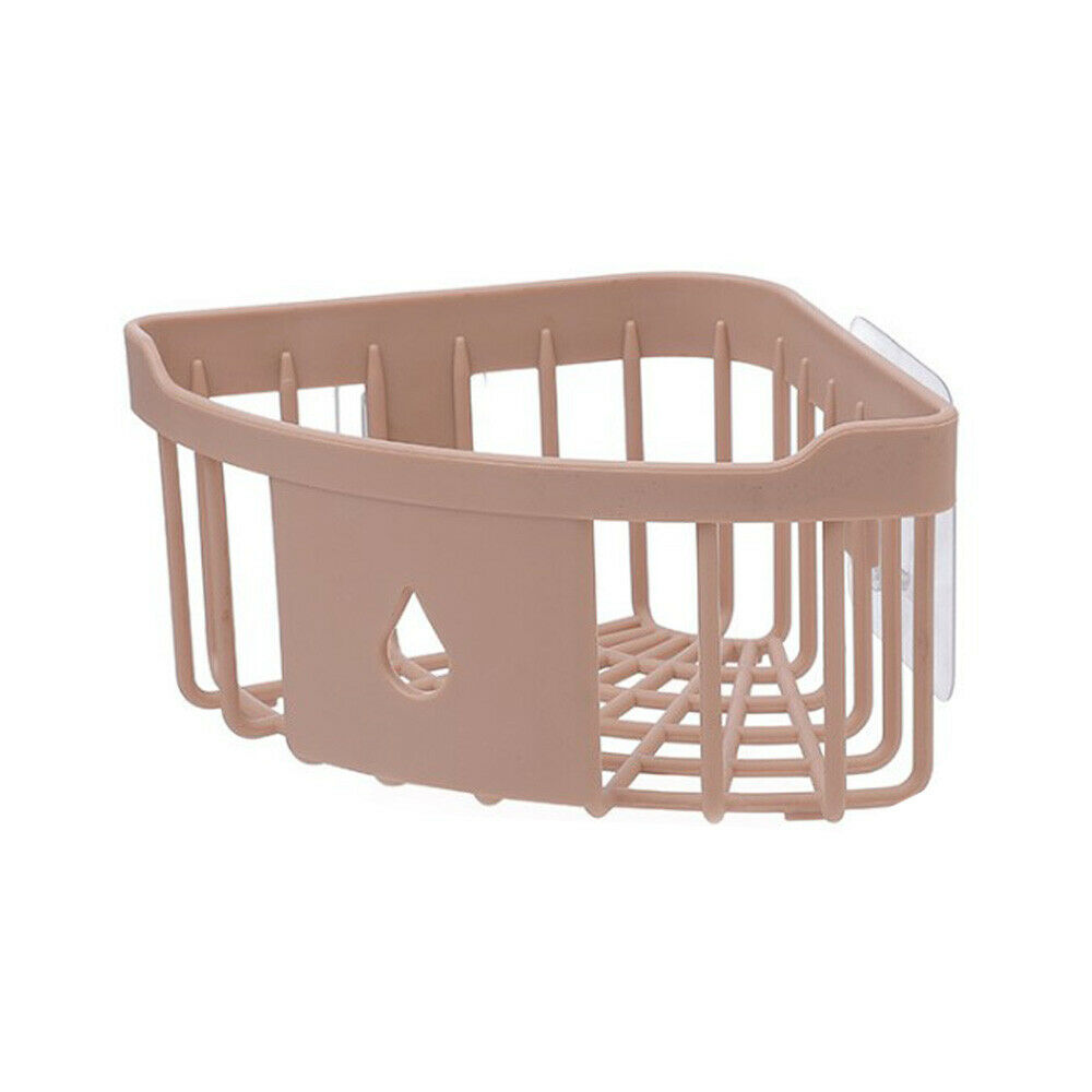 Küche Freies See Regal Badezimmer Badewanne Zauberstab Lagerung Gestell Organizer Zubehör Dusche Ecke: Rosa