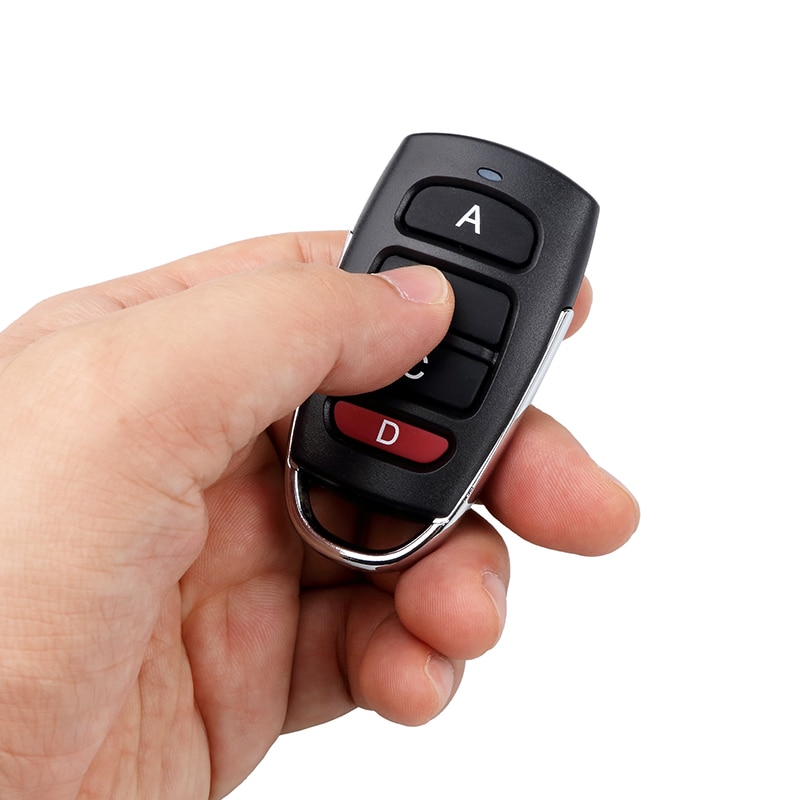 Kebidu universel sans fil 433mhz télécommande copie Code porte de Garage porte duplicateur 433 Mhz clé à distance ouvreur