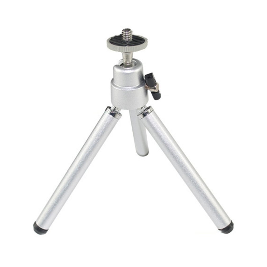 Draagbare Statief Camera Mini Statief Micro Enkele Camera Mobiele Foto Live Stand Aluminium Camera Mini Desktop Statief
