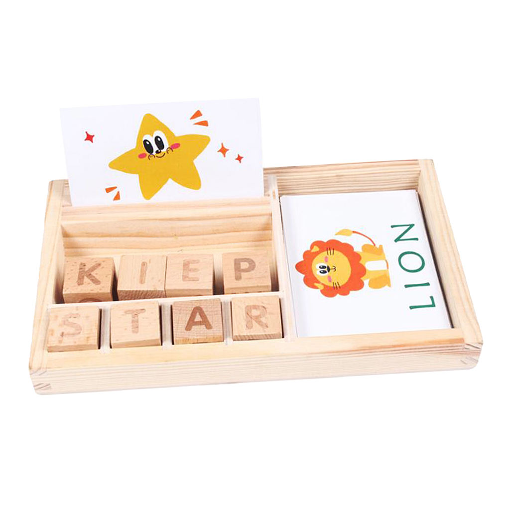 See And Spell Learning Toy Puzzle Educational Games, Matching Preschool Educational Toys
