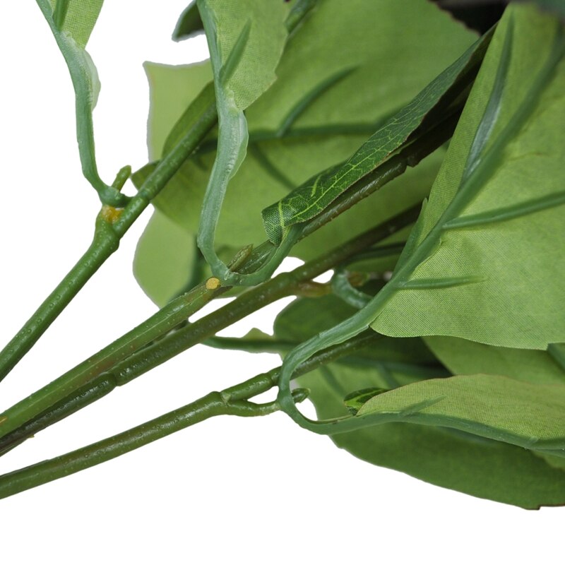 Kunstmatige Hortensia Bloem 5 Grote Hoofden Boeket (Diameter 7 "Elk Hoofd) Paars