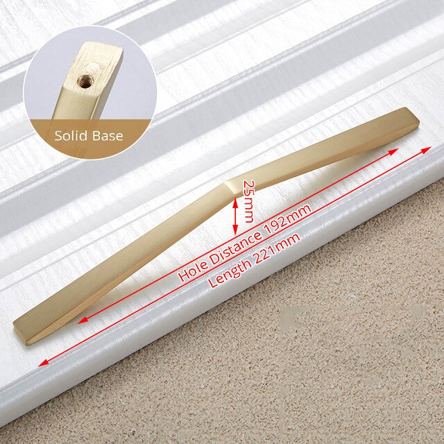 Zinc Alloy Gray Gold Cabinet Handles Drawer Knobs Kitchen Cupboard Door Pulls Furniture Handle Cabinet Hardware
