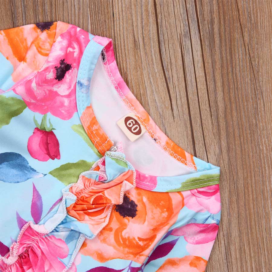 Newborn Infant Baby Boy Footies Sleeper Romper Floral Print One Piece Headband Toddler Baby Girls Winter Romper Jumpsuit Clothes