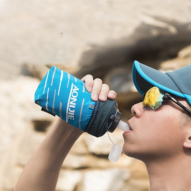 Aonijie handtas voor zachte fles ultralichte hydratatie-rugzak waterfleshouder telefoonhouder tas voor buiten kamperen wandelen
