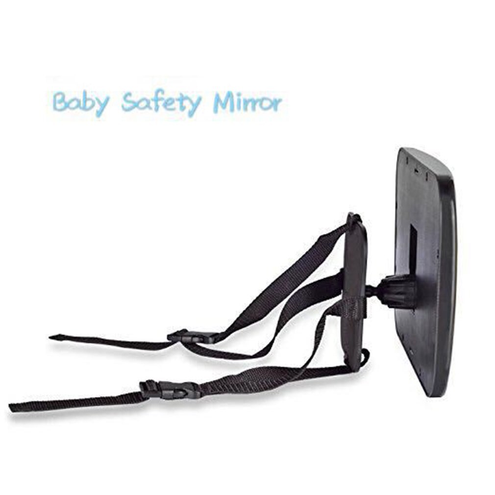 Miroir de voiture de sécurité bébé avec pince et ventouse sur pare-brise 360 degrés Rotation rétroviseur bébé tout-petit miroir