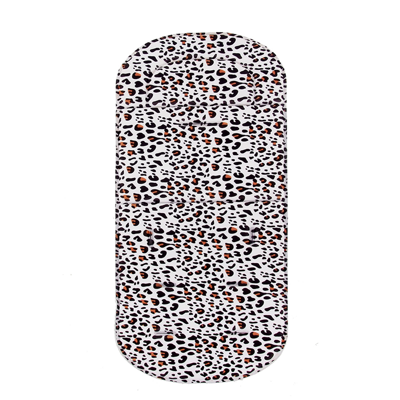 Cojín para silla de bebé, carrito de bebé, silla alta, colchón suave, cojín de cochecito de bebé, accesorios: Leopard