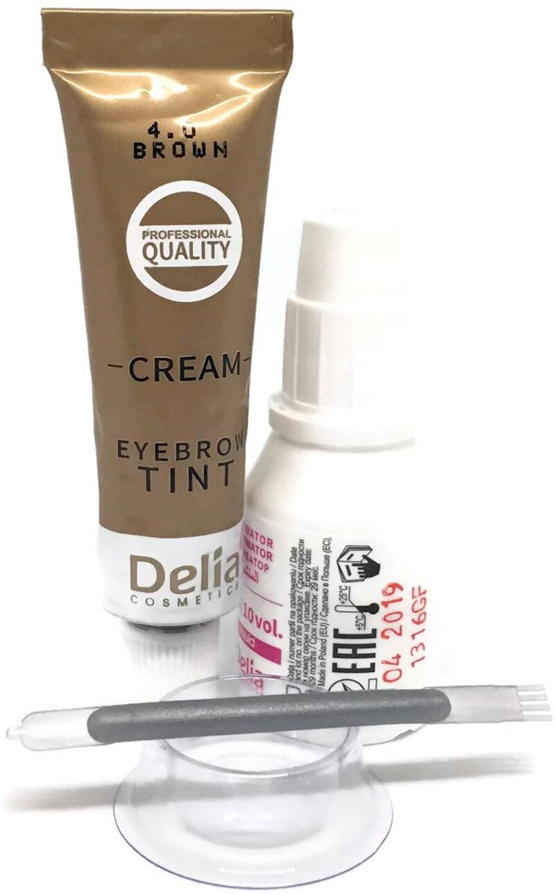 Tinte profesionales para cejas y pestañas profesionales, 15ml KIT Delia Negro/Marrón/Marrón Oscuro
